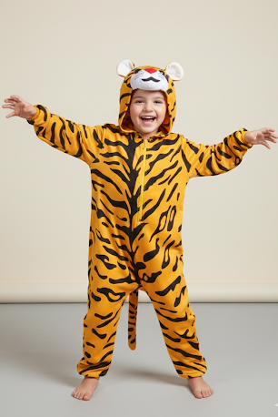 Tiger Animal Costume for Kids – Cute & Fun Fancy Dress by ZAT Costume Pakistan