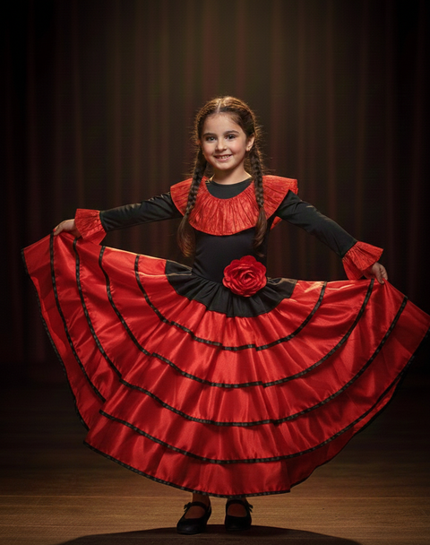 Spanish cultural costume for girls
