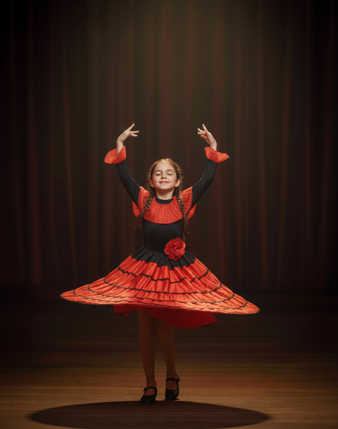 Spanish cultural costume for girls