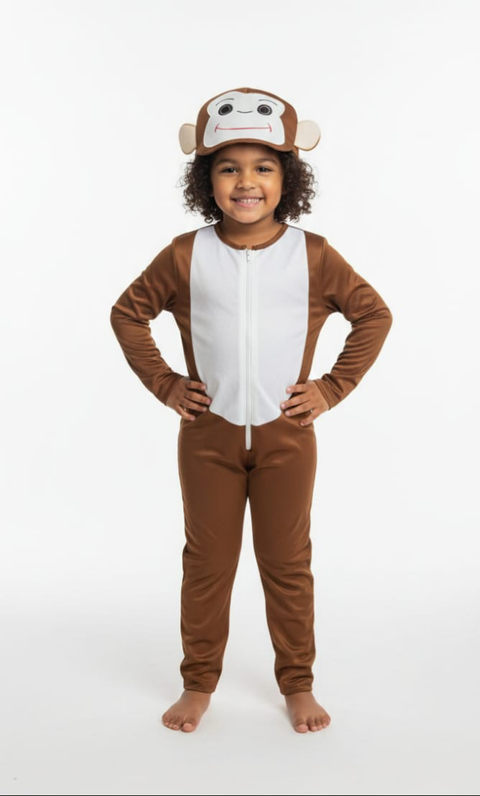 Monkey Costume for Kids – Cute Animal Fancy Dress by ZAT Costume Pakistan