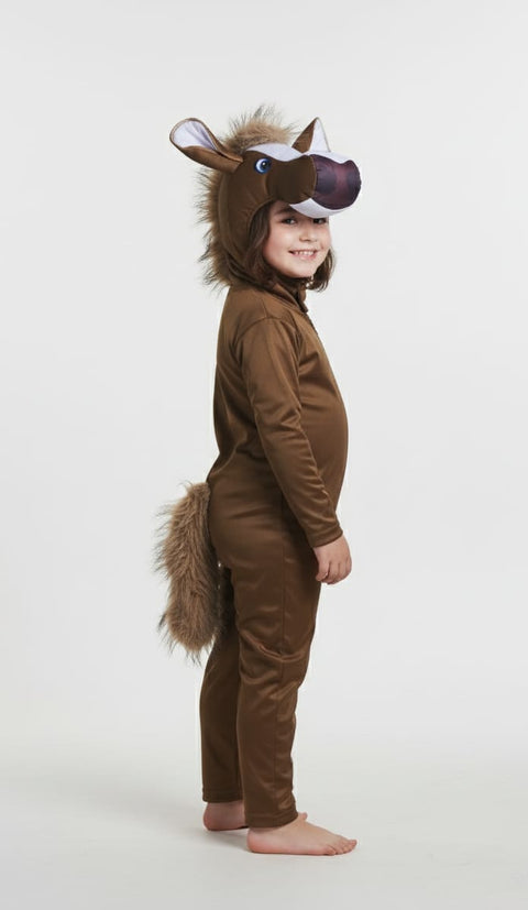 Kids Horse Costume – Animal Fancy Dress Full Body Outfit