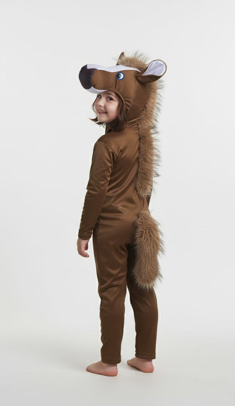 Kids Horse Costume – Animal Fancy Dress Full Body Outfit