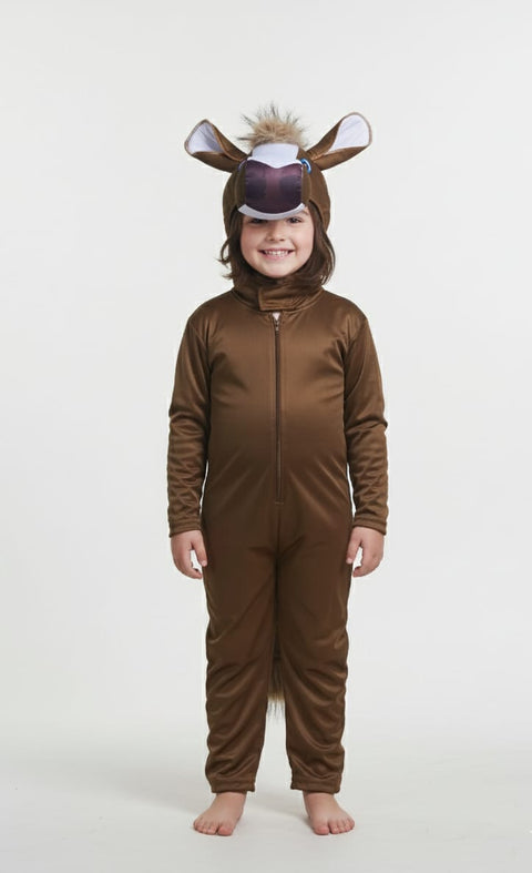 Kids Horse Costume – Animal Fancy Dress Full Body Outfit