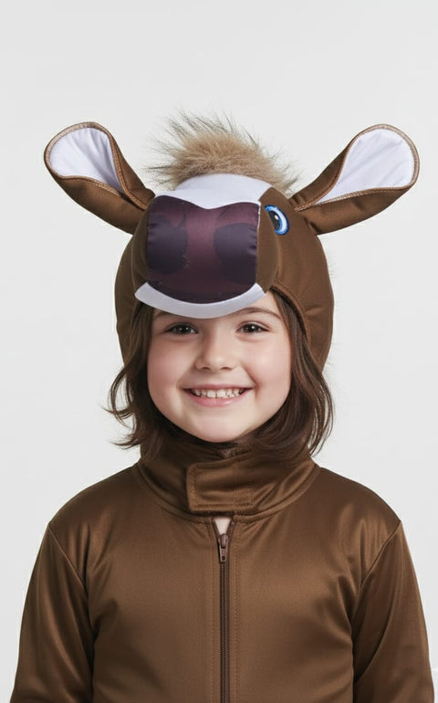 Kids Horse Costume – Animal Fancy Dress Full Body Outfit