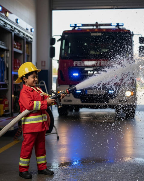 Kids Firefighter Costume – Hero Fancy Dress Outfit
