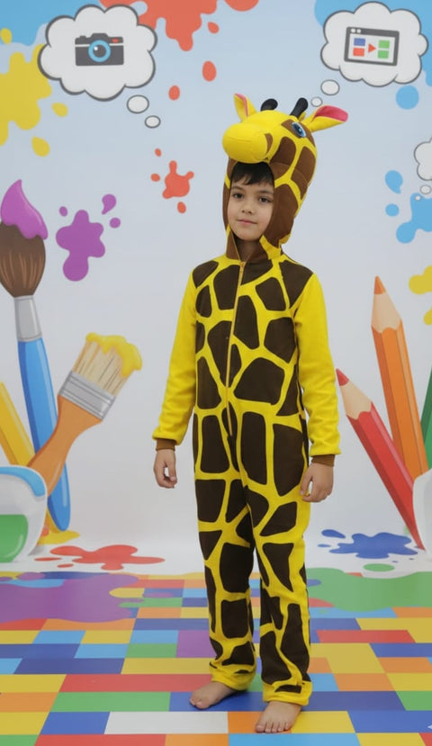 Kids Giraffe Costume – Cute Animal Fancy Dress Full Body Outfit