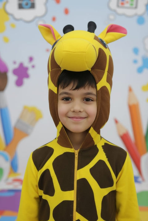 Kids Giraffe Costume – Cute Animal Fancy Dress Full Body Outfit