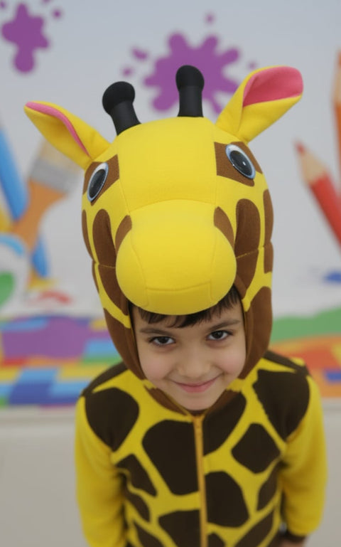 Kids Giraffe Costume – Cute Animal Fancy Dress Full Body Outfit