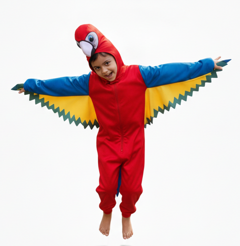 Macaw Parrot Costume for Kids – Colorful Bird Fancy Dress by ZAT Costume Pakistan