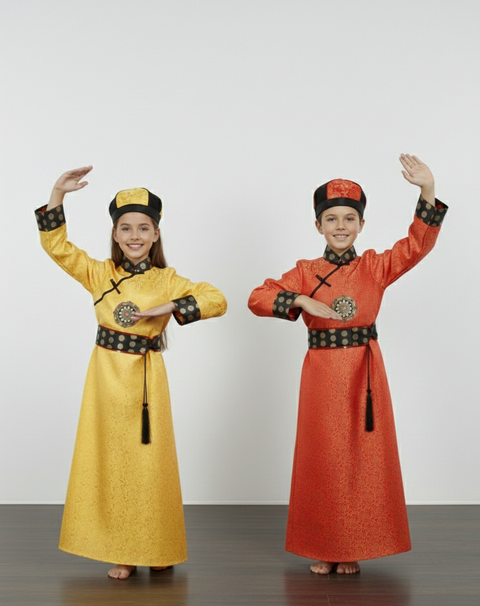 Chinese Boy & girl Costume for Kids – Traditional Chinese Fancy Dress for School Events & Cultural Day in Pakistan | ZAT Costume