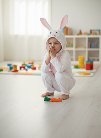 Kids Rabbit Costume – Cute Bunny Animal Fancy Dress Outfit