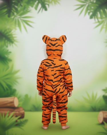 Kids Tiger Costume – Wild Animal Fancy Dress Full Body Outfit