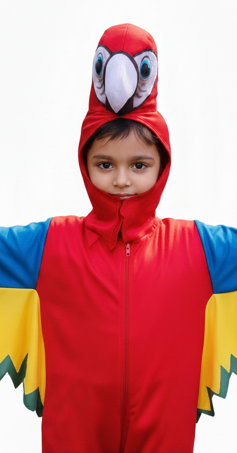 Macaw Parrot Costume for Kids – Colorful Bird Fancy Dress by ZAT Costume Pakistan