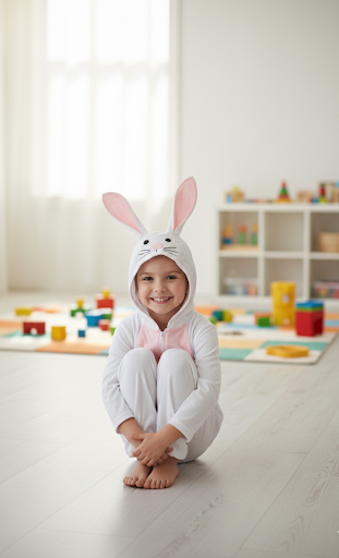 Kids Rabbit Costume – Cute Bunny Animal Fancy Dress Outfit